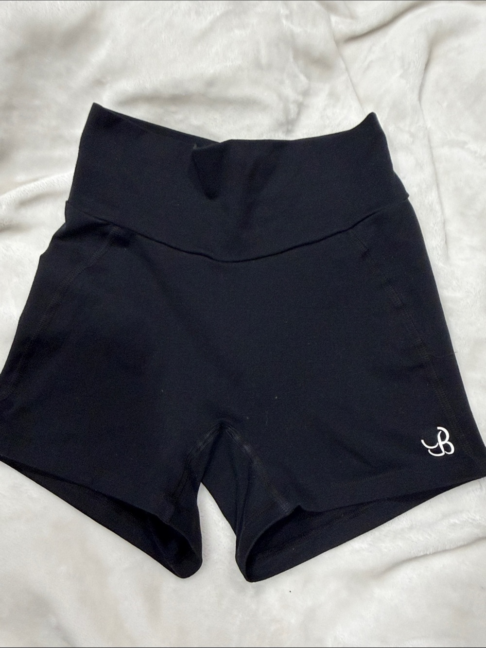 Bombshell Sportswear Black High-Rise Bike Shorts